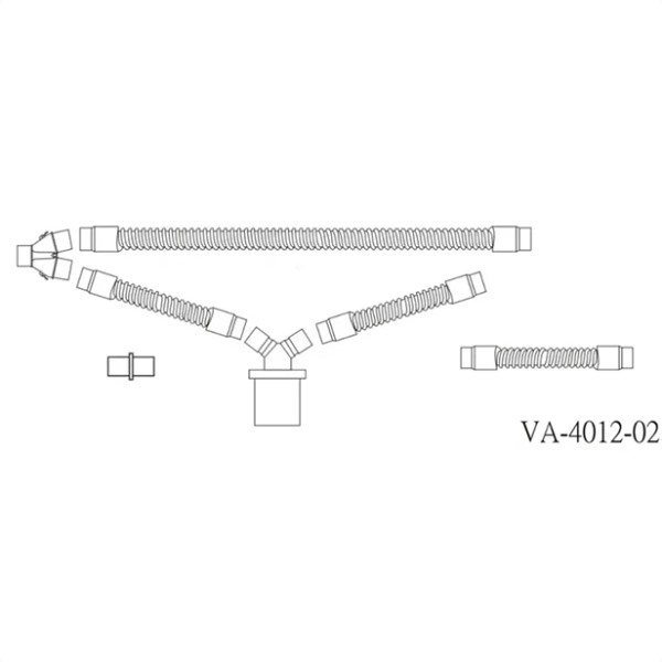 ensemble de circuit respiratoire réutilisable – Image 2