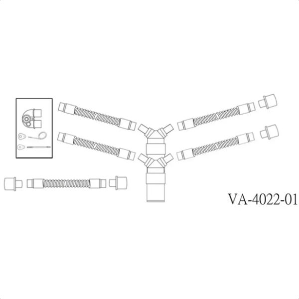 ensemble de circuit respiratoire réutilisable – Image 6