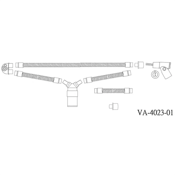 ensemble de circuit respiratoire réutilisable – Image 3