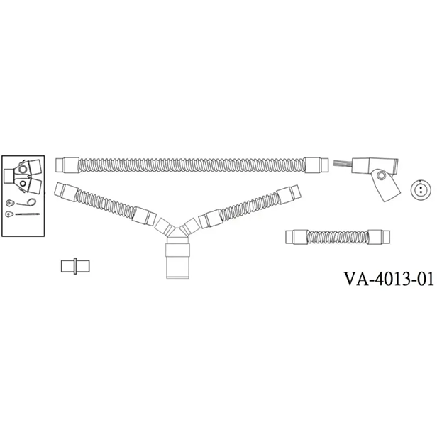 ensemble de circuit respiratoire réutilisable